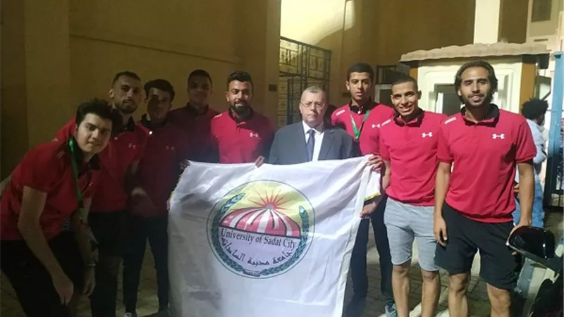 جامعة السادات تشارك فعاليات أسبوع شباب الجامعات الإفريقية بجامعة أسوان