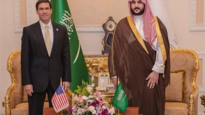 تفاصيل اجتماع مارك اسبر مع الامير خالد بن سلمان بالرياض