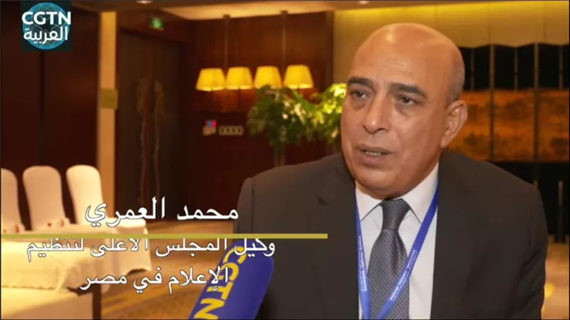 العمري يرأس وفد مصر بملتقي التعاون العربي الصيني في الاذاعة والتلفزيون