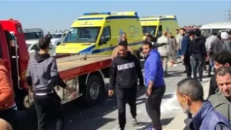 مصرع سائق ميكروباص إثر تصادم بسيارة نقل أموال بـ 6 أكتوبر