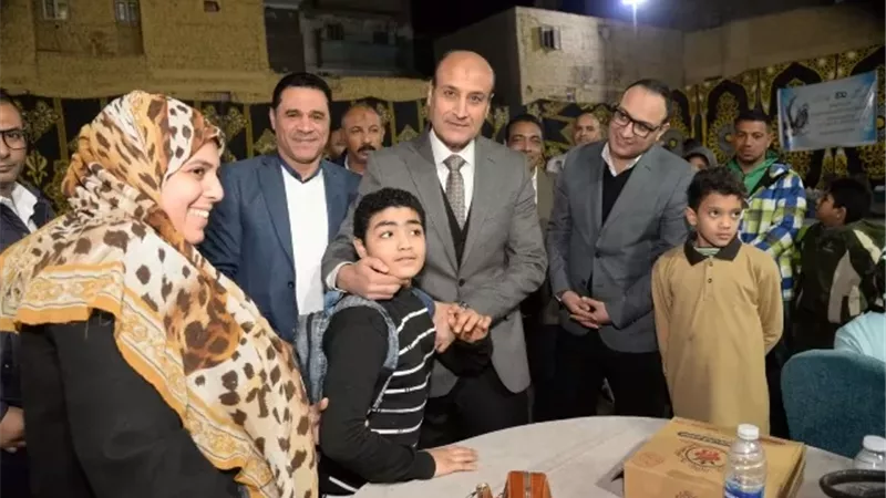 علوان يشارك أبناءه من ذوي الهمم بمراكزالشباب والرياضة حفل الإفطار