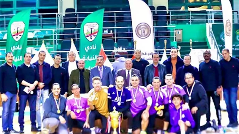 فريق الاصدقاء يفوز بدورة نادي النيابة الإدارية وقضاة مجلس الدولة