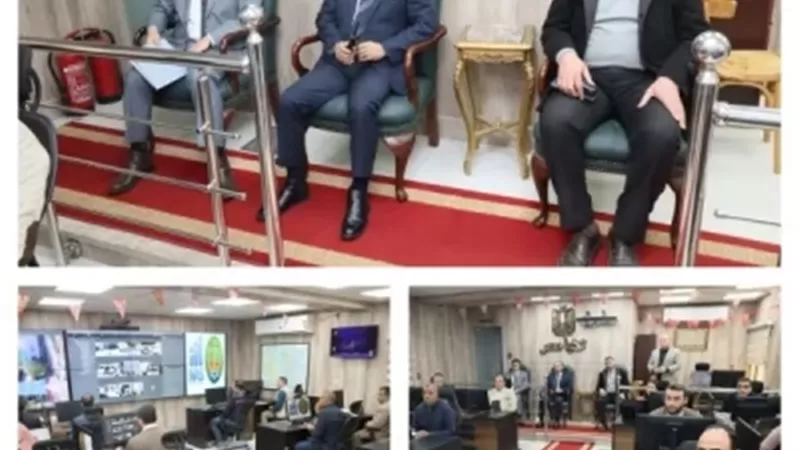 محافظ المنوفية يتابع تطبيق التعريفة الجديدة من مركز شبكة الطوارئ