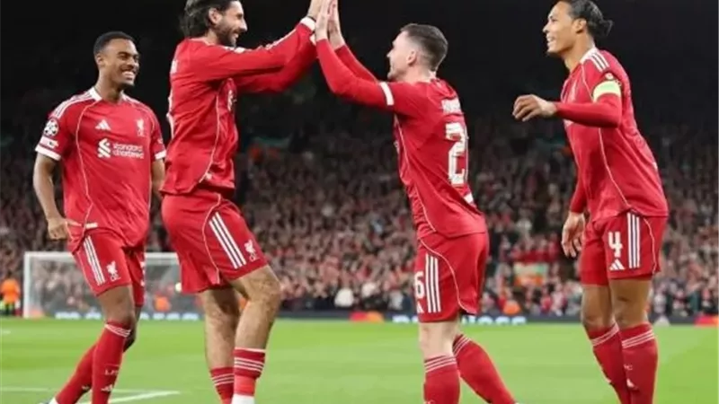 ليفربول في مواجهة قوية أمام جالطة سراي في دوري الابطال .. الليلة