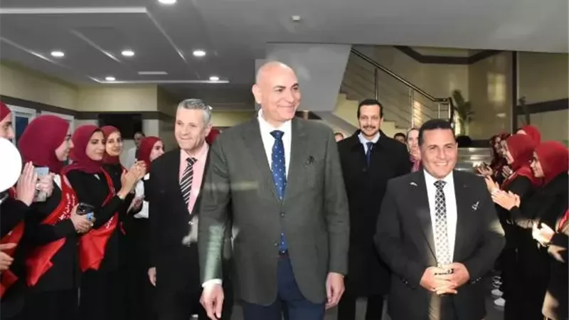 رئيس جامعة السادات يشارك في حفل إفطار 