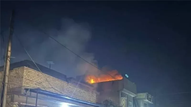 سقوط طائرة مسيرة مفخخة على منزل في العاصمة العراقية بغداد