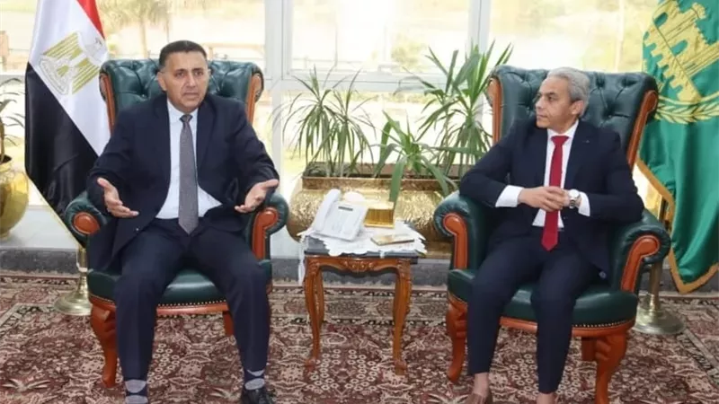 محافظ القليوبية يبحث مع نقابة المهندسين حلول البناء المخالف