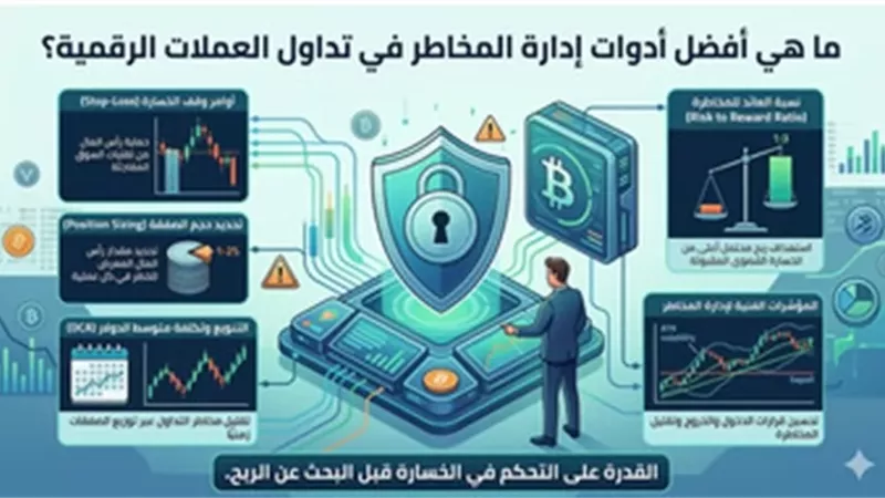 ما هي أفضل أدوات إدارة المخاطر في تداول العملات الرقمية؟