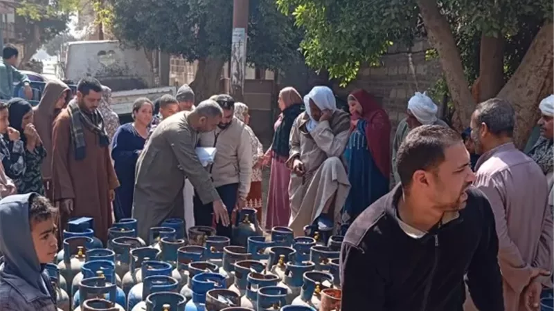 توزيع أكثر من 59 ألف أسطوانة بوتاجاز بالمنيا