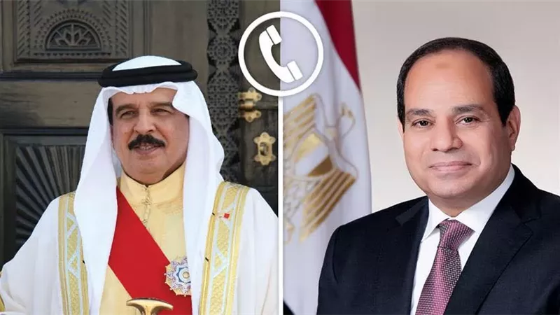 الرئيس السيسي يجري اتصالاً هاتفياً بملك البحرين ويؤكد رفض مصر للاعتداءات الإيرانية