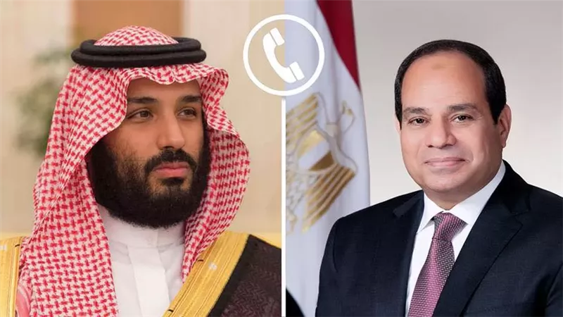 ولى العهد السعودي يعرب عن تقديره لدور مصر فى الحفاظ على استقرار الدول العربية
