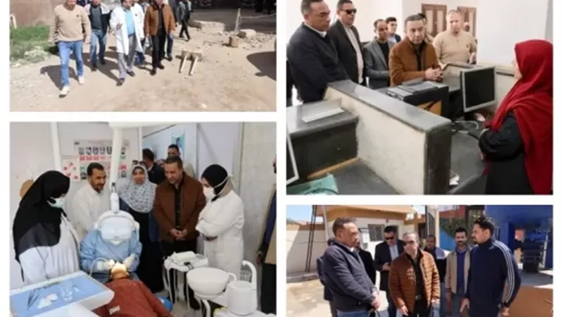 تفاصيل زيارة محافظ المنوفية الي مركز ومدينة الشهداء