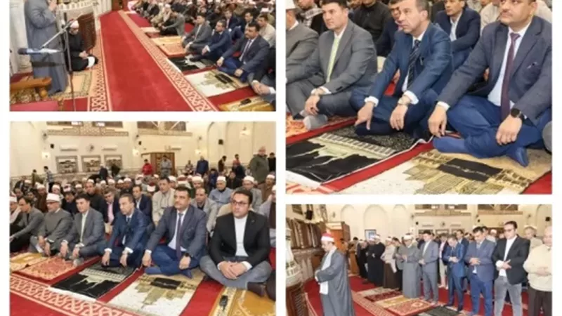 محافظ المنوفية يشهد احتفال ليلة القدر بشبين الكوم وسط حضور شعبي