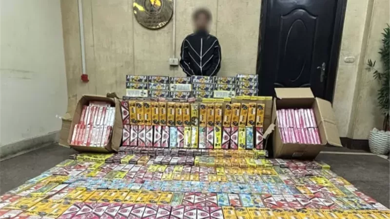 سقوط تاجر ألعاب نارية بالمنوفية قبل ترويجها بالقاهرة