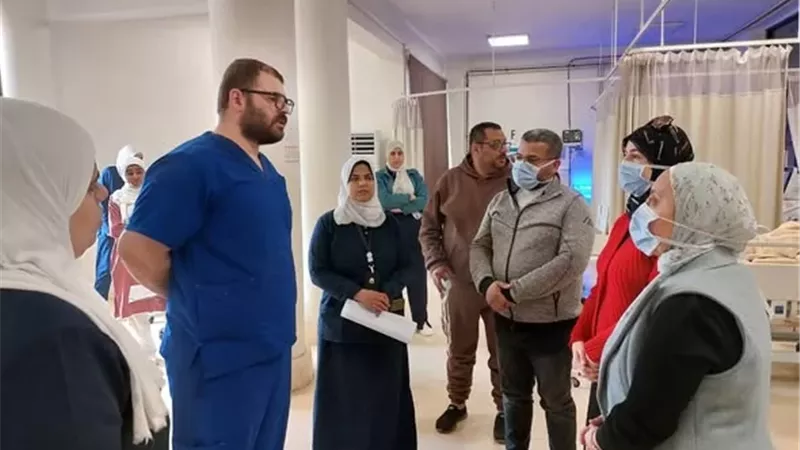 مدير صحة الإسماعيلية تتفقد مستشفى حميات التل الكبير في العيد