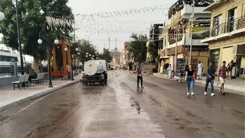 رفع كفاءة ونظافة المواقع والمناطق الأثرية للإحتفال بعيد الفطر