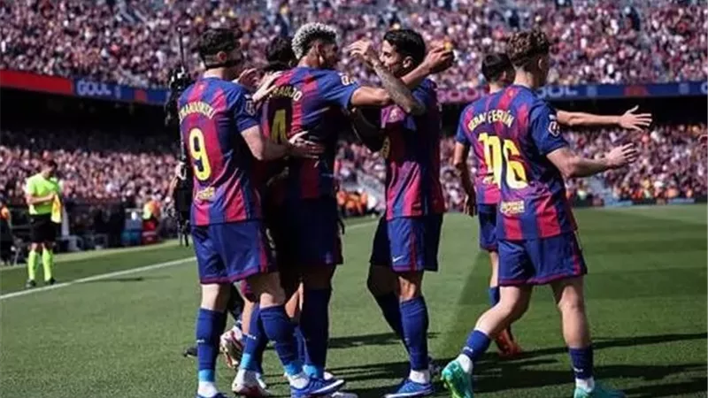 برشلونة يُعزز صدارته للدوري الإسباني بفوز صعب علي رايو فاليكانو