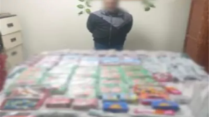 ضبط 140 ألف قطعة ألعاب نارية في حملات مكبرة بالمحافظات
