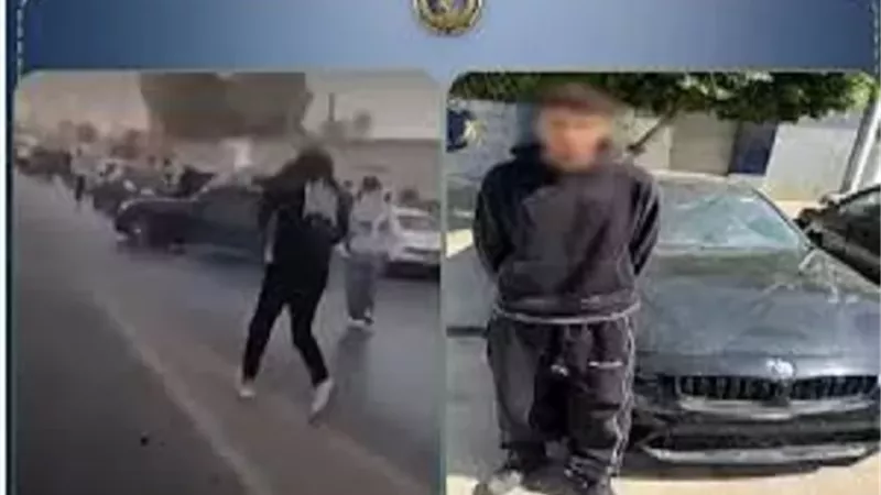 ضبط طالب عرض حياة المواطنين للخطر بالنزهة