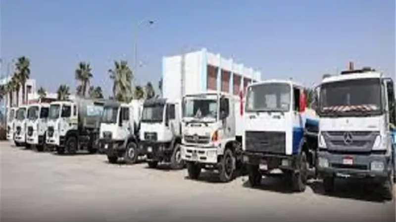 انتشار مكثف لمعدات شفط المياة فى المنيا