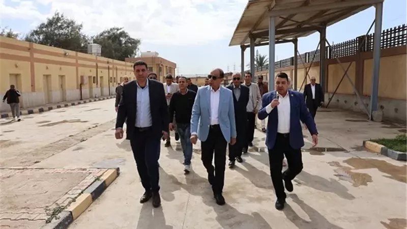 محافظ المنيا يتفقد مجزر بني أحمد الغربية 