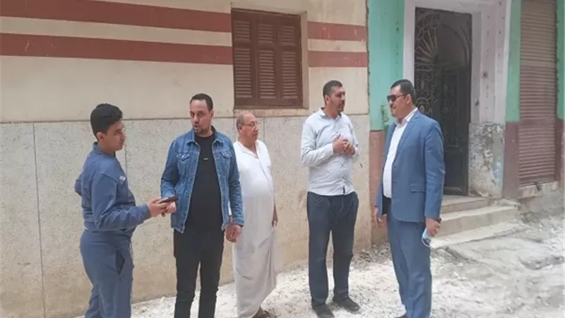 استمرار تطوير شوارع القوصية بالإنترلوك ضمن خطة الارتقاء بأسيوط