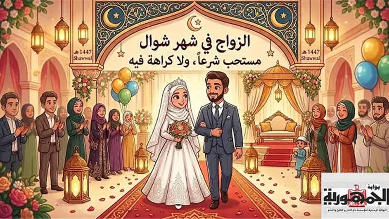 دار الإفتاء: الزواج في شهر شوال مستحب شرعا، ولا كراهة فيه
