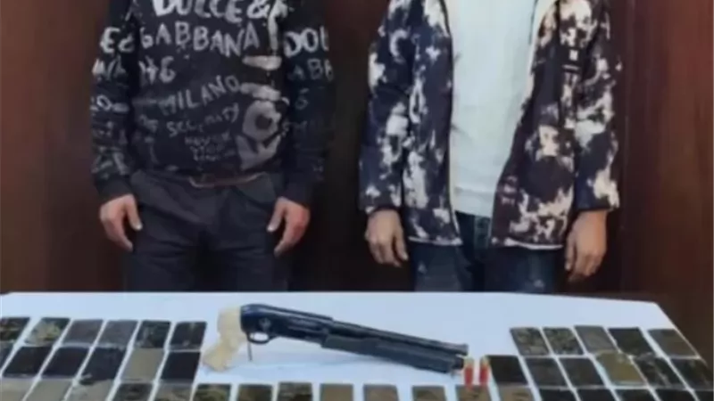 ضبط عنصرين إجراميين بحوزتهما كمية كبيرة من الحشيش فى المرج