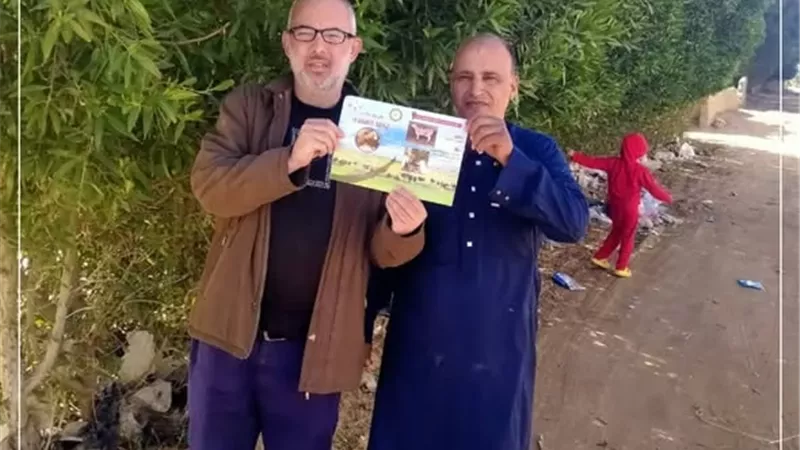 استمرار حملة التحصين ضد الجلد العقدي وجدري الأغنام بالإسماعيلية