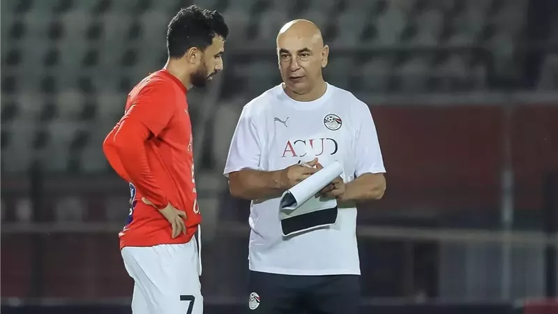 مؤتمر صحفي لحسام حسن وتريزيجيه قبل مواجهة إسبانيا