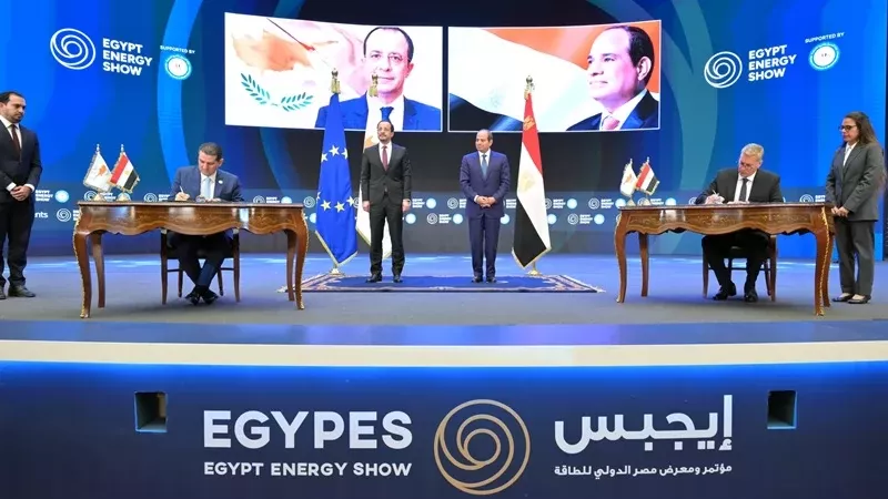 الرئيس السيسي ورئيس قبرص يشهدان توقيع اتفاق إطاري للتعاون في الغاز