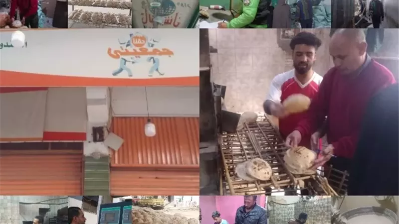 ضبط مخالفات تموينية وإغلاق منافذ مخالفة خلال حملات بالقليوبية