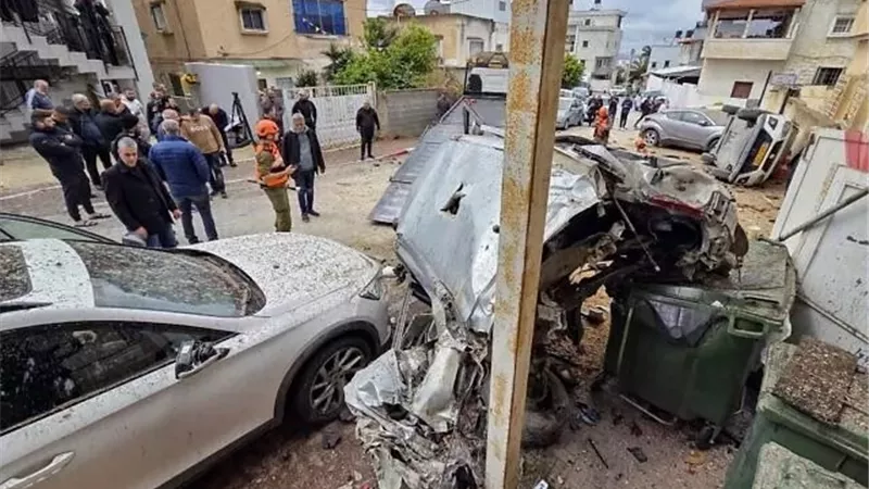 إصابة 9 أشخاص فى هجوم إيرانى على وسط إسرائيل