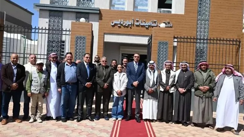 محافظ جنوب سيناء يتفقد مبنى تأمينات بأبو رديس تمهيدا لافتتاح