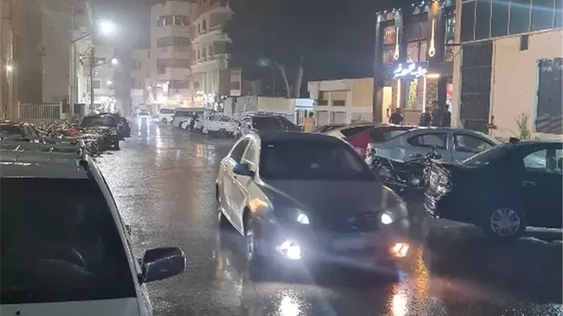 هطول أمطار غزيرة في الأقصر