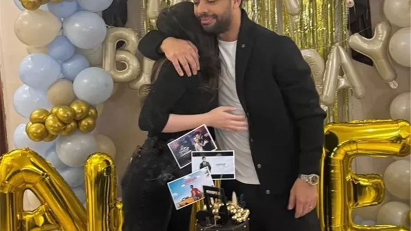 مفاجأة من فرح الموجي لـ أحمد جمال بعيد ميلاده الأول بعد زواجهما