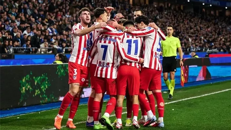 تشكيل أتلتيكو مدريد أمام برشلونة.. جريزمان، وألفاريز في الهجوم