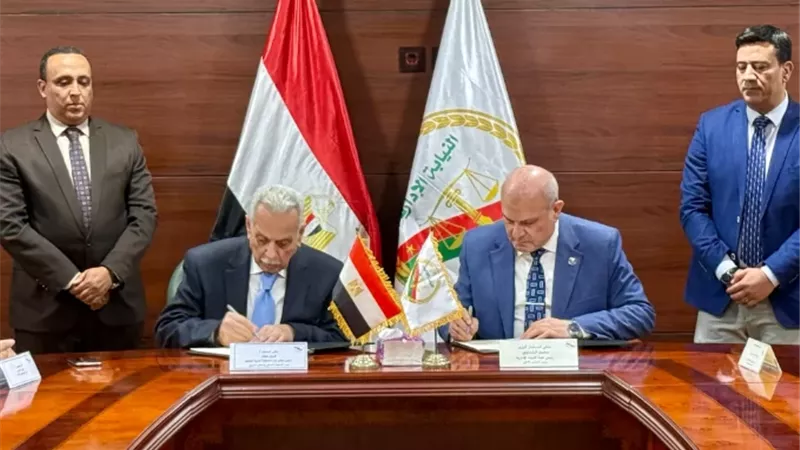 توقيع مذكرة تعاون بين النيابة الإدارية والمحكمة العربية للتحكيم