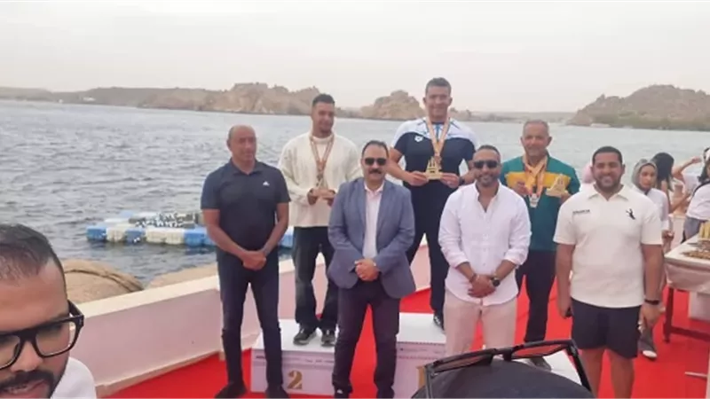 انطلاق فعاليات البطولة الدولية للسباحة في المياه المفتوحة باسوان