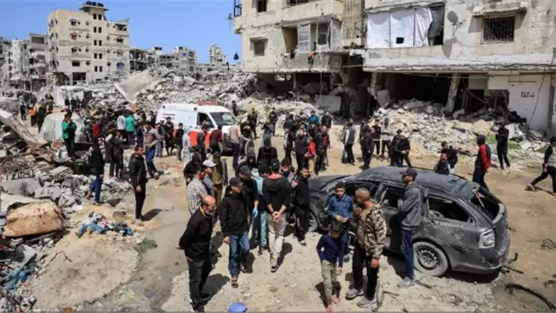مقتل 10 فلسطينيين في غارة إسرائيلية بالمغازي