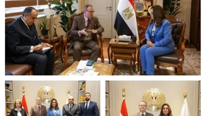 منال عوض تبحث مع سفير التشيك تعزيز التعاون المحلي والبيئي
