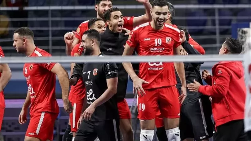 رجال طائرة الأهلي في مواجهة صعبة امام الجزيرة في كأس مصر.. اليوم