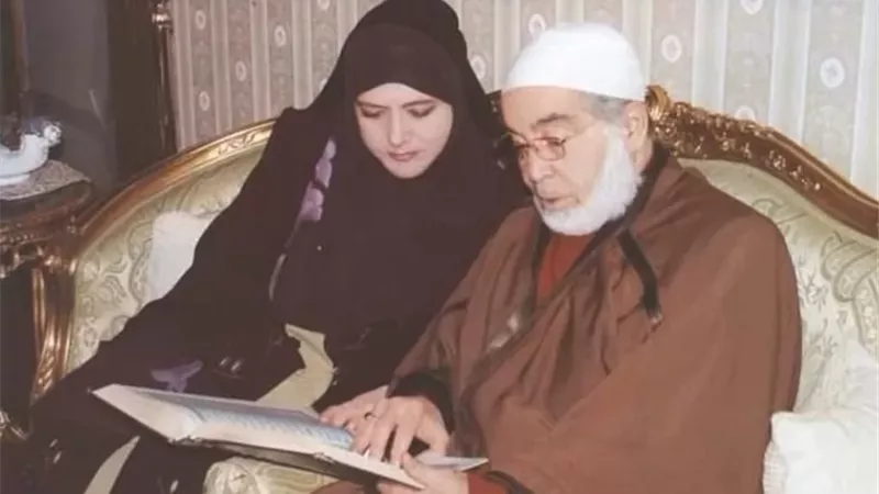 شمس البارودي برفقة حسن يوسف بصور من دولاب الذكريات