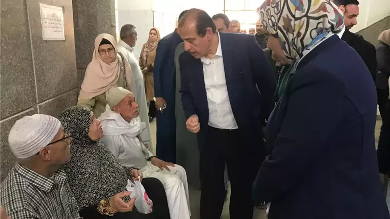 نائب وزير الصحة يتفقد المنشآت الطبية بالبحيرة