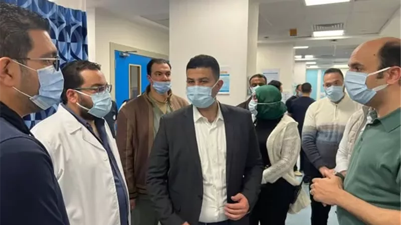 متابعة ميدانية لمستشفى ابوخليفة الطوارئ بالإسماعيلية في شم النسيم