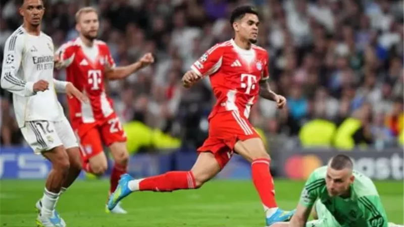بايرن ميونخ يتقدم على ريال مدريد بهدف في الشوط الأول