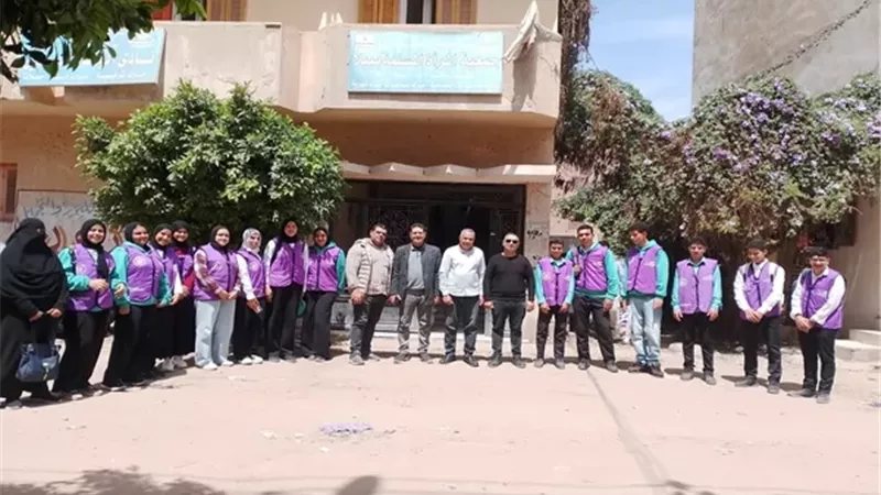 شباب كفر الشيخ يجمّلون مراكز بيلا