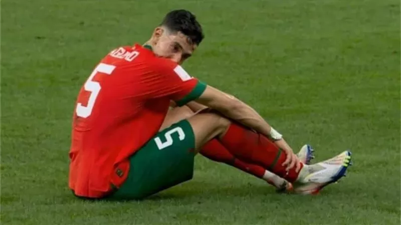 الإصابة تهدد مشاركة نايف أكرد مع منتخب المغرب في كأس العالم 2026