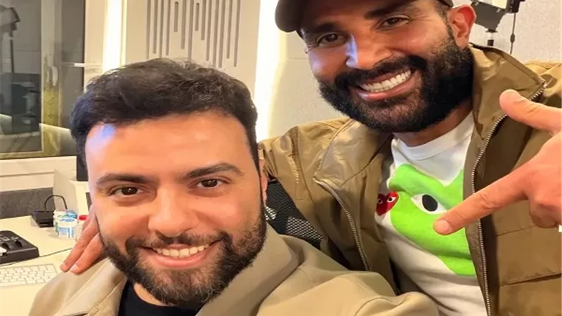 كلاكيت ثالث مرة.. أحمد سعد يتعاون مع مدين في 