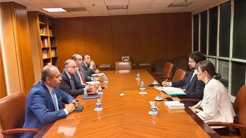 وزير الاستثمار يلتقي قيادات مؤسسة 